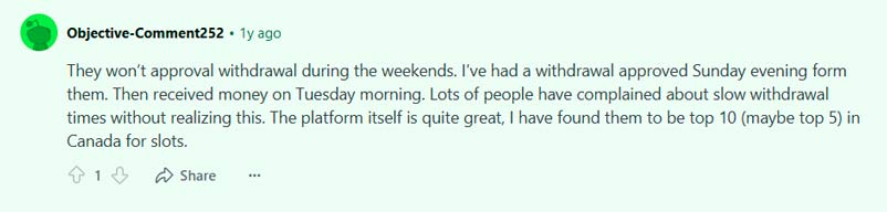 Objective-Comment252 about PlayOJO