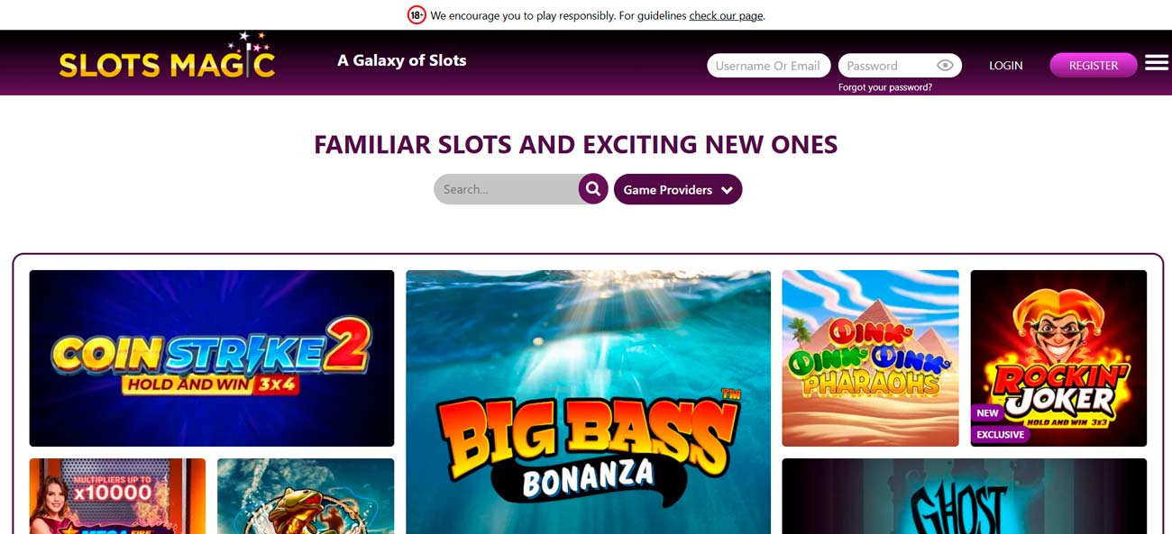 Slots Magic top games